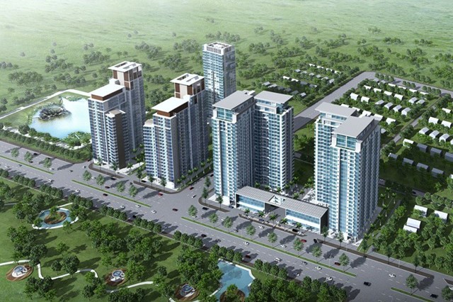 Phối cảnh dự &aacute;n nh&agrave; ở t&aacute;i định cư kết hợp kinh doanh tại ph&acirc;n khu số 11B đường Nguyễn Hữu Thọ, x&atilde; Phước Kiển, huyện Nh&agrave; B&egrave;.