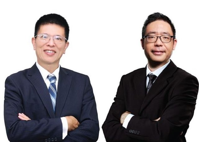 &Ocirc;ng Phạm Văn Dũng (tr&aacute;i) v&agrave; &ocirc;ng Nguyễn Thiện Minh (phải).
