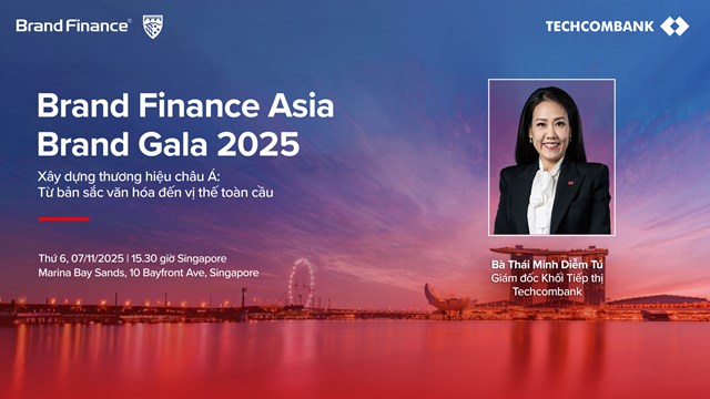 Gi&#225;m đốc Khối tiếp thị ng&#226;n h&#224;ng Techcombank sẽ tham gia đối thoại tại diễn đ&#224;n thương hiệu h&#224;ng đầu ch&#226;u &#193; - Ảnh 1