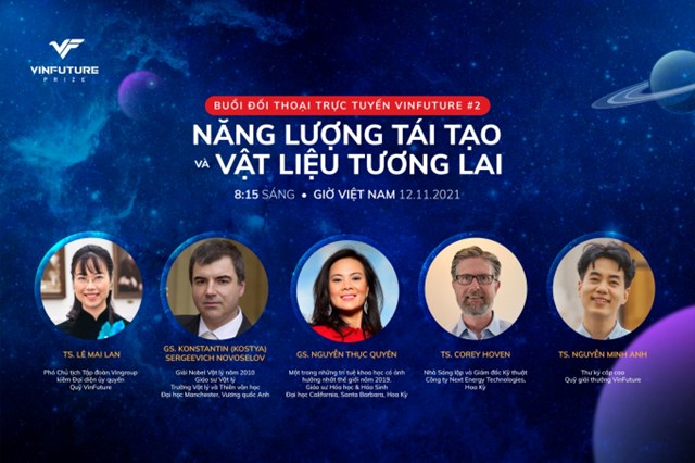 Quỹ Vinfuture tổ chức đối thoại “Năng lượng t&#225;i tạo v&#224; vật liệu tương lai” - Ảnh 3