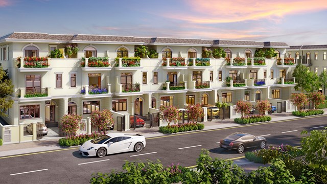 D&ograve;ng sản phẩm nh&agrave; phố diện t&iacute;ch lớn của Aqua City được thiết kế tối ưu kh&ocirc;ng gian xanh cho gia chủ