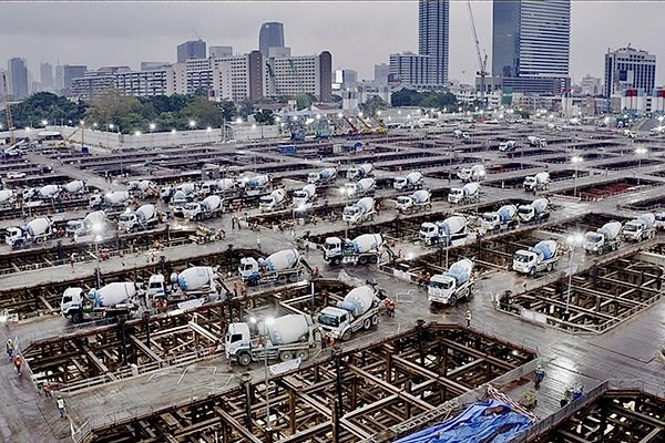 Hoạt động kinh doanh của ng&agrave;nh xi măng &ndash; vật li&ecirc;u x&acirc;y dựng của SCG tiếp tục tăng trưởng cao trong qu&yacute; qua. Ảnh: DN cung cấp