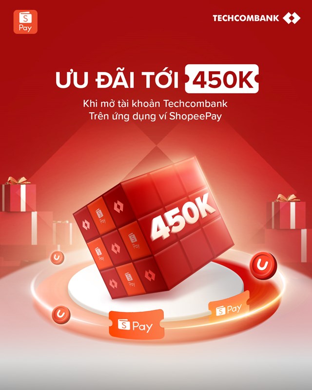 Mở t&#224;i khoản Techcombank tr&#234;n ứng dụng ShopeePay, m&#244; h&#236;nh hợp t&#225;c ng&#226;n h&#224;ng - fintech th&#250;c đẩy tăng trưởng kinh tế số - Ảnh 1