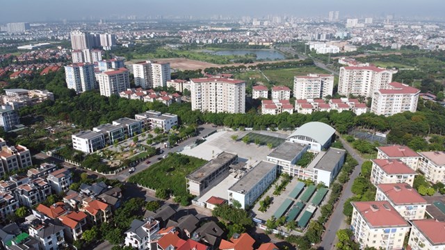 Một g&oacute;c Khu đ&ocirc; thị mới Việt Hưng. Nguồn ảnh: Internet