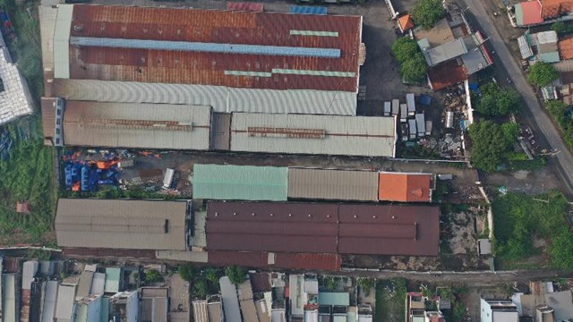 Khu đất 230 Hồ Học L&atilde;m hiện đ&atilde; bị &ldquo;phong tỏa&rdquo;.