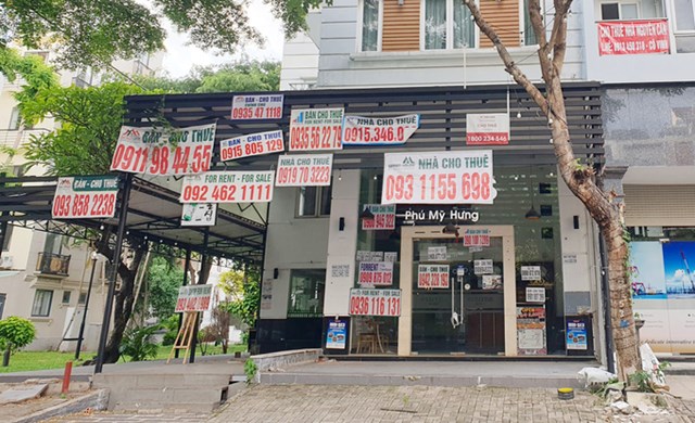 Bất động sản đang ch&agrave;o b&aacute;n v&agrave; cho thu&ecirc; tại quận 7, TP HCM.
