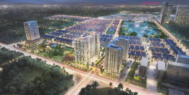 Khu đ&ocirc; thị Dương Nội nằm ngay cạnh Aeon Mall H&agrave; Đ&ocirc;ng