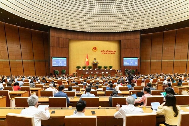 Quốc hội biểu quyết thông qua Nghị quyết.