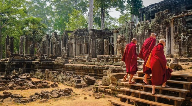 Khu đền đ&agrave;i Angkor