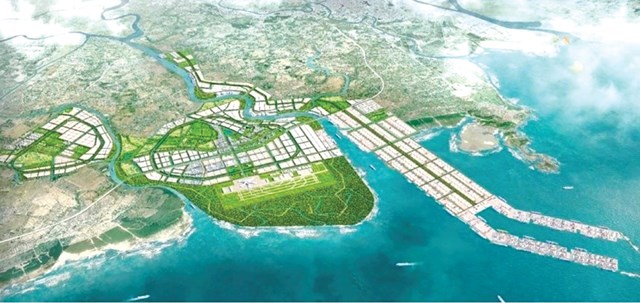 Loạt dự &aacute;n hạ tầng, kinh tế lớn trở th&agrave;nh đường băng gi&uacute;p khu Nam Hải Ph&ograve;ng &ldquo;cất c&aacute;nh&rdquo; (Ảnh: Cổng th&ocirc;ng tin TP Hải Ph&ograve;ng) &nbsp;