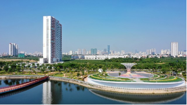 Kh&ocirc;ng gian sống xanh tại dự &aacute;n Anland Lakeview