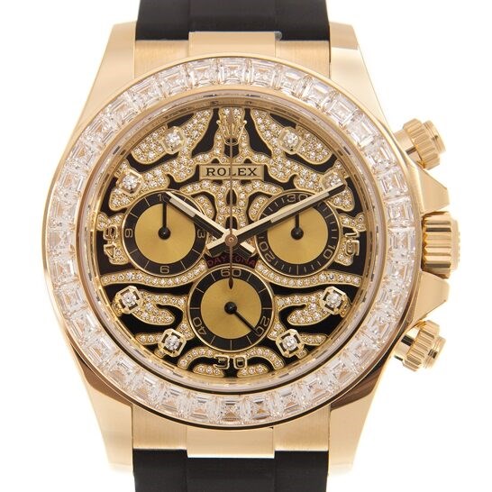 Cosmograph Daytona Eye of the Tiger Chronograph Automatic Chronometer Diamond.