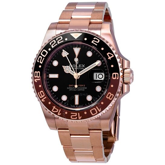 GMT-Master II Automatic Men&rsquo;s 18kt Everrose Gold Oyster Coke Bezel&nbsp;
