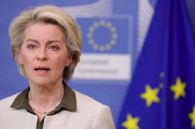 B&agrave;&nbsp;Ursula von der Leyen, chủ tịch Ủy ban Ch&acirc;u &Acirc;u.