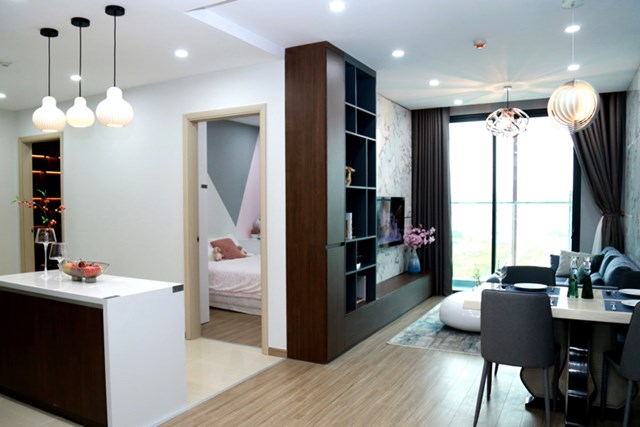 Một g&oacute;c căn hộ mẫu của dự &aacute;n Anland Lakeview