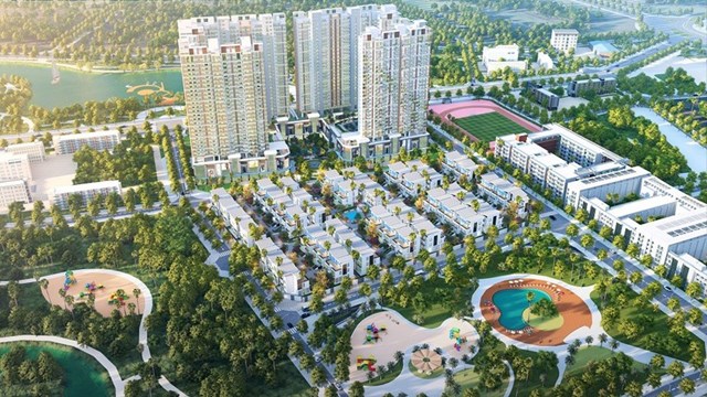 Khai Sơn Hill thỏa m&atilde;n nhu cầu biệt thự gần trung t&acirc;m.