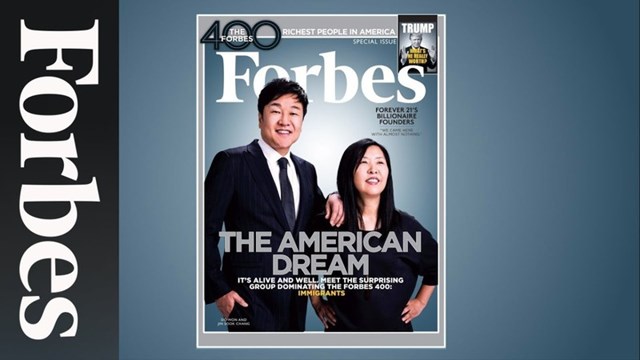 Tỷ ph&uacute; Do Won Chang tr&ecirc;n trang b&igrave;a tạp ch&iacute; Forbes.