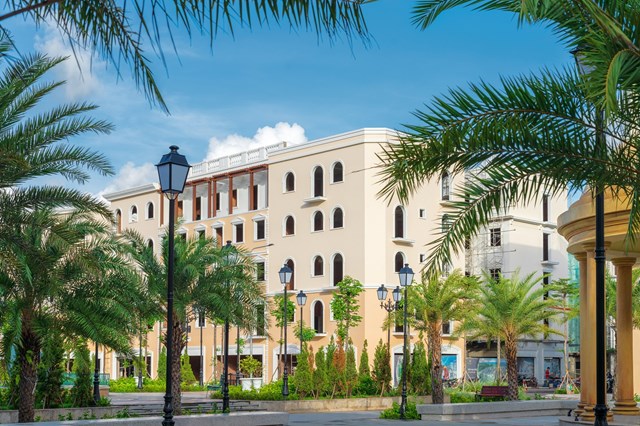Kh&ocirc;ng gian xanh ở Sun Grand City New An Thoi