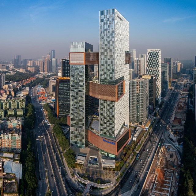 Trụ sở của Tencent tại Th&acirc;m Quyến.