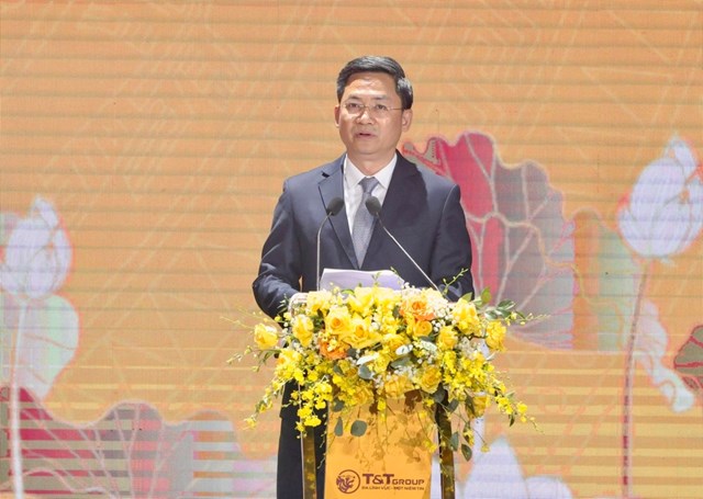 &Ocirc;ng H&agrave; Minh Hải, Ph&oacute; Chủ tịch UBND th&agrave;nh phố H&agrave; Nội ph&aacute;t biểu tại buổi lễ. &nbsp;
