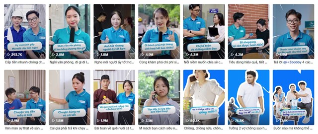 Chuỗi video t&agrave;i ch&iacute;nh to&agrave;n diện của Mcredit thu h&uacute;t hơn 30,7 triệu lượt xem tr&ecirc;n Tiktok &nbsp;