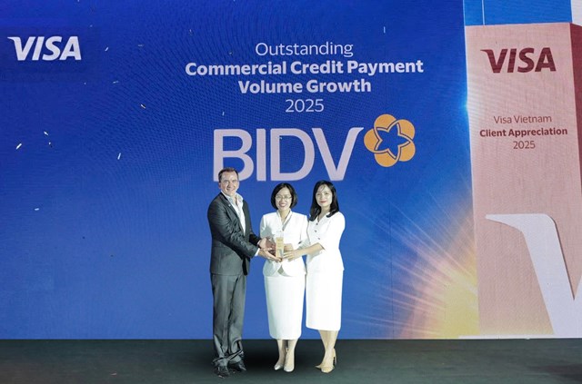 BIDV - &ldquo;Ng&acirc;n h&agrave;ng tăng trưởng vượt trội doanh số chi ti&ecirc;u thẻ t&iacute;n dụng doanh nghiệp&rdquo; 2 năm li&ecirc;n tiếp