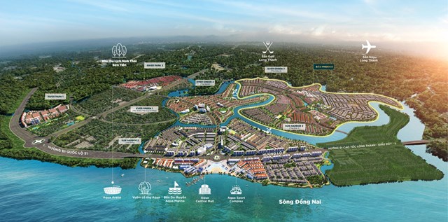 Phối cảnh dự &aacute;n Aqua City. Nguồn: Aqua City.