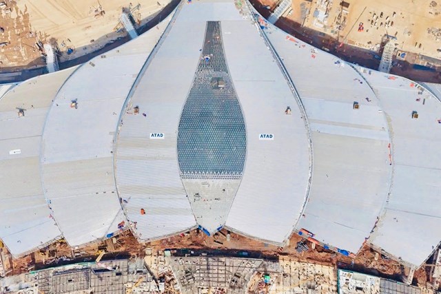 Nhà ga hành khách đã cơ bản hoàn thành.