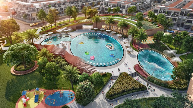 Aqua City tr&agrave;n ngập mảng xanh v&agrave; c&aacute;c tiện &iacute;ch phức hợp