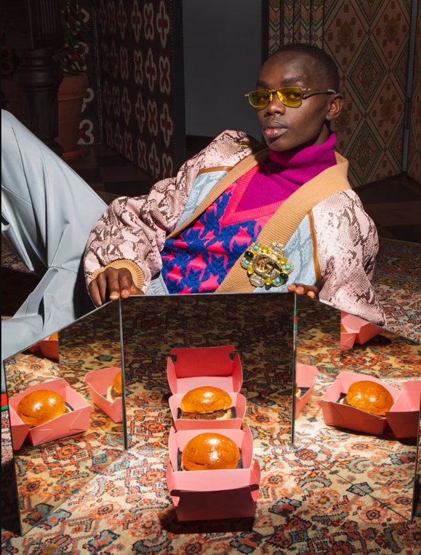 Burger hạng sang của nh&agrave; mốt Gucci.