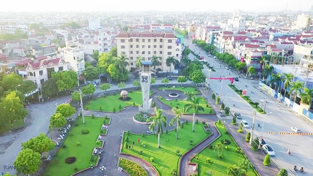 Một g&oacute;c th&agrave;nh phố Bắc Giang. Nguồn: Internet