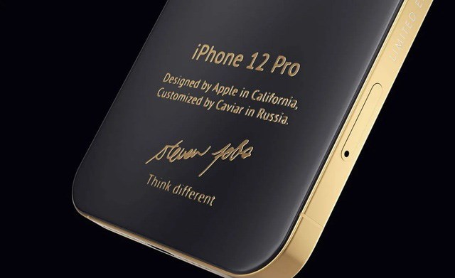 Phi&ecirc;n bản iPhone 12 đặc biệt n&agrave;y chỉ được b&aacute;n ra với số lượng giới hạn l&agrave; 20 chiếc. Gi&aacute; khởi điểm của sản phẩm l&agrave; từ 6.490 USD cho phi&ecirc;n bản iPhone 12 Pro (128 GB) m&agrave;u đen v&agrave; 8.910 USD cho phi&ecirc;n bản iPhone 12 Pro Max (512 GB) m&agrave;u v&agrave;ng.