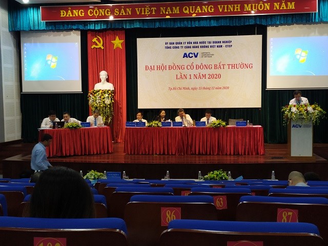 Họp ĐHĐCĐ bất thường ACV lần 1 năm 2020.&nbsp;