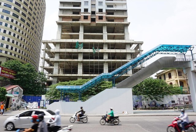 Dự &aacute;n Golden Millennium Tower (110 Trần Ph&uacute;, H&agrave; Đ&ocirc;ng, H&agrave; Nội) 11 năm qua vẫn chỉ l&agrave; khối b&ecirc; t&ocirc;ng