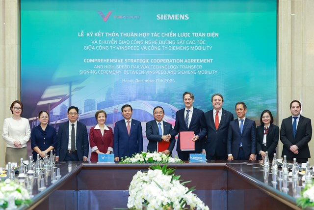 Siemens Mobility - ‘Gã khổng lồ’ vừa ký thỏa thuận hợp tác chiến lược với VinSpeed 'khủng' cỡ nào? - Ảnh 1