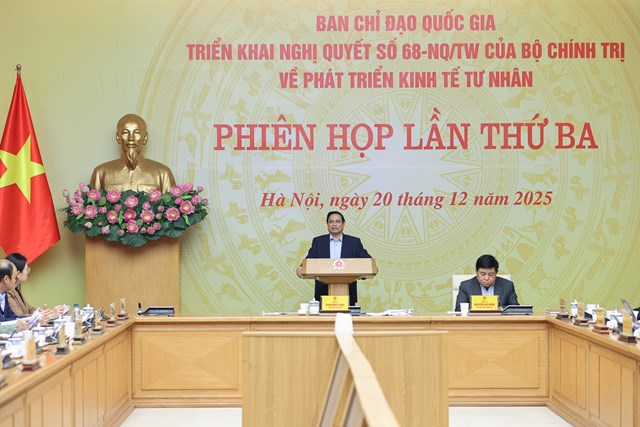Thủ tướng chỉ r&otilde; một số nhiệm vụ, giải ph&aacute;p trọng t&acirc;m năm 2026 - Ảnh: VGP/Nhật Bắc