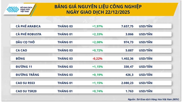Thị trường hàng hoá: Dòng tiền quay lại, MXV-Index tăng hơn 1% - Ảnh 1