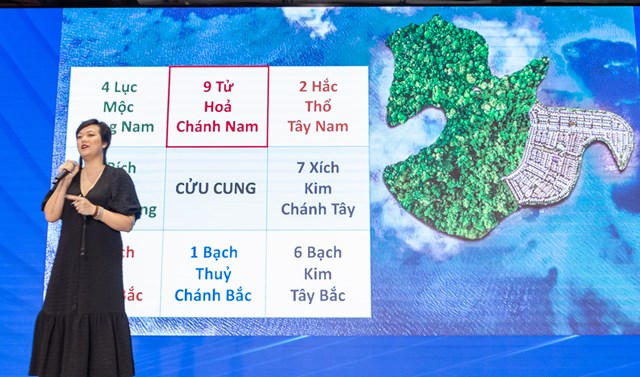 Với nhiều năm kinh nghiệm nghi&ecirc;n cứu phong thủy, chuy&ecirc;n gia Thiện T&acirc;m đ&aacute;nh gi&aacute; cao địa thế hiếm c&oacute; của Đ&ocirc; thị Đảo Phượng Ho&agrave;ng
