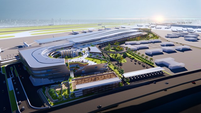 Phối cảnh Nh&agrave; ga T3 T&acirc;n Sơn Nhất