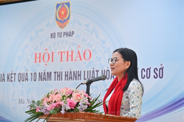 Đại diện Sở Tư ph&aacute;p Đồng Th&aacute;p.
