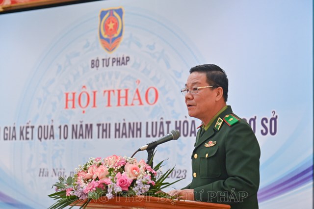 Đại diện Bộ Tư lệnh Bộ đội Bi&ecirc;n ph&ograve;ng, Bộ Quốc ph&ograve;ng.
