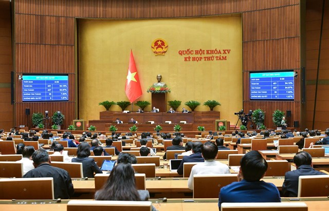 Quốc hội th&ocirc;ng qua Luật Thuế gi&aacute; trị gia tăng (sửa đổi)