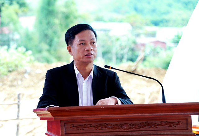 &Ocirc;ng Nguyễn Xu&acirc;n T&ugrave;ng, Ph&oacute; Tổng Gi&aacute;m đốc V&ugrave;ng trung du miền n&uacute;i ph&iacute;a Bắc Tập đo&agrave;n T&amp;T Group ph&aacute;t biểu tại lễ khởi c&ocirc;ng &nbsp;