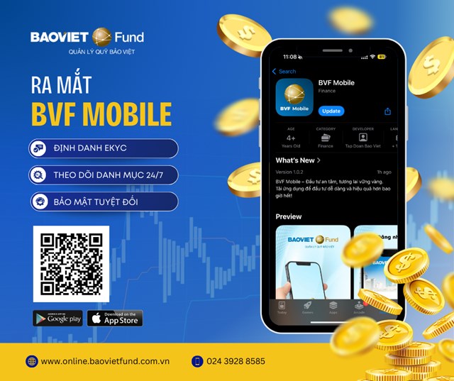 Baoviet Fund ra mắt ứng dụng BVF Mobile, ứng dụng đầu tư và giao dịch chứng chỉ quỹ thông minh - Ảnh 1