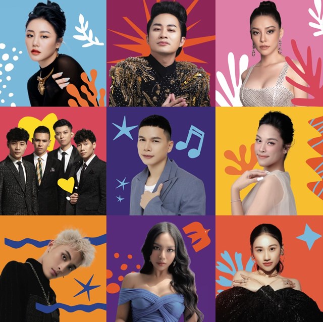 Những ca sĩ h&agrave;ng đầu showbiz Việt sẽ tham gia v&agrave;o chương tr&igrave;nh &nbsp;