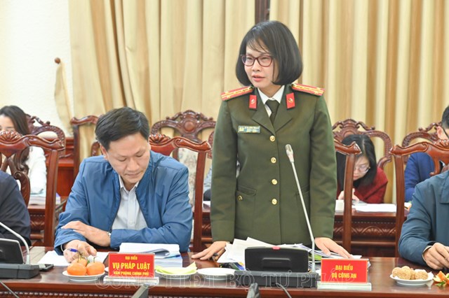 Đại diện Bộ C&ocirc;ng an. &nbsp;