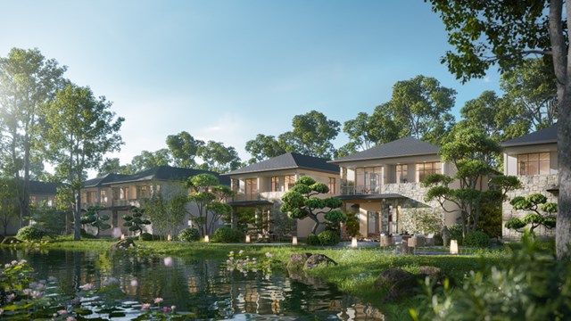 N&eacute;t văn h&oacute;a Nhật Bản trong thiết kế biệt thự Onsen Village