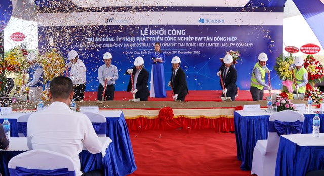 Khởi c&ocirc;ng dự &aacute;n BW T&acirc;n Đ&ocirc;ng Hiệp