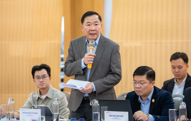 Tổng Thư k&yacute; Hiệp hội Thuốc l&aacute; Việt Nam (VTA) Nguyễn Ch&iacute; Nh&acirc;n ph&aacute;t biểu tại Hội thảo.