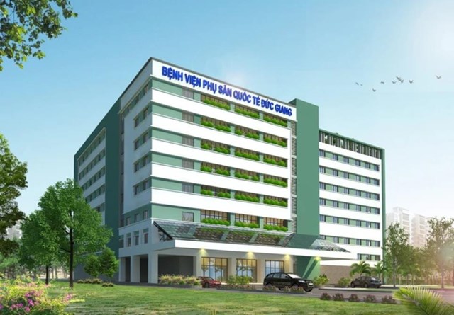Phối cảnh Bệnh viện Phụ sản Quốc tế Đức Giang.